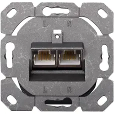 Настенная розетка - корпус, для скрытого монтажа, Digitus DN-9008-1 CAT 6