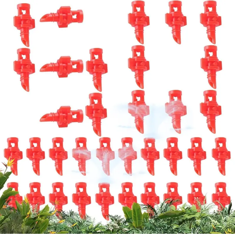 100pcs Drip Irrigation Sprinkler Plant Watering Mist Nozzle for Garden Lawn