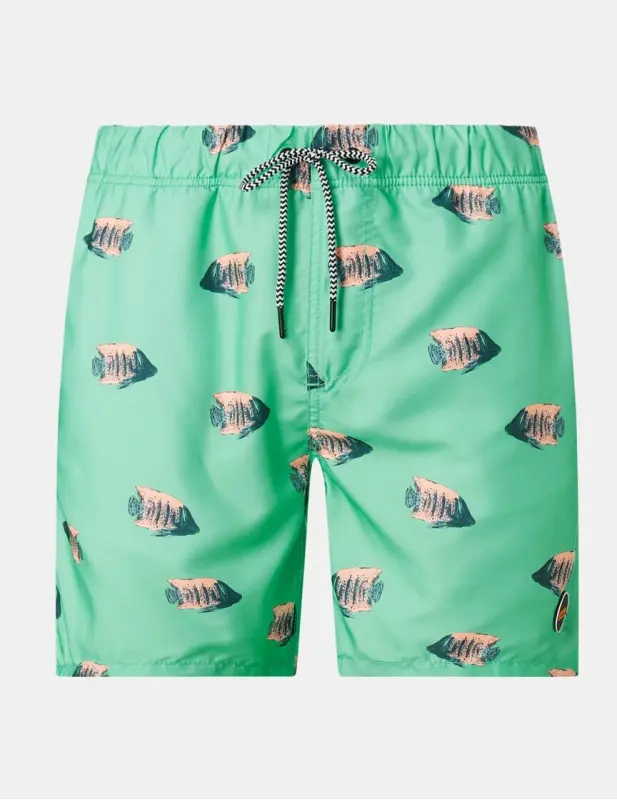 Miesten uimashortsit Shiwi vihreät, koko XL