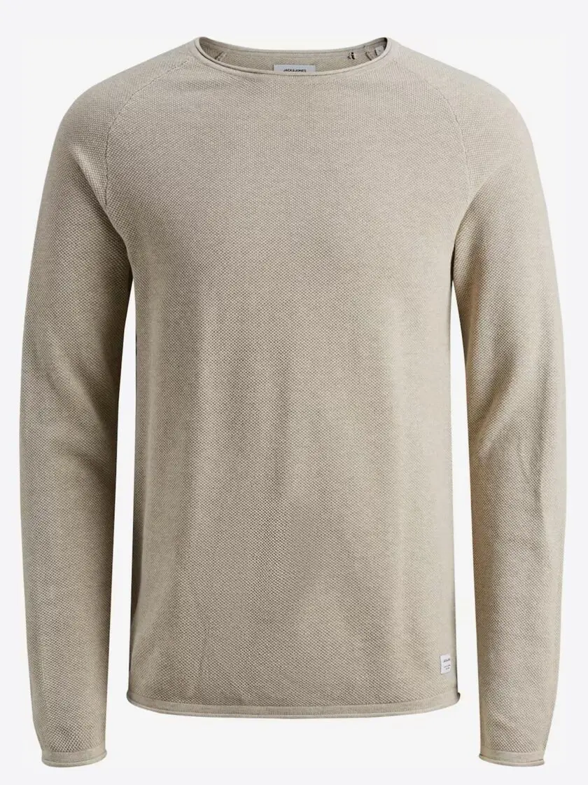 Мужской свитер Jack & Jones JJ Hill, бежевый, размер S
