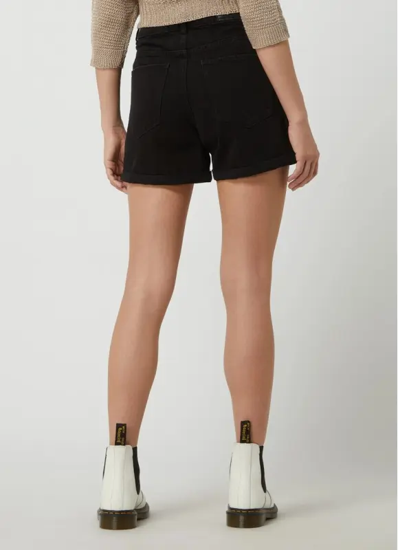 Джинсовые шорты для женщин, Vero Moda, черные.