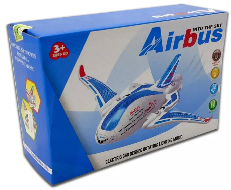 Самолет Airbus со звуковыми и световыми эффектами