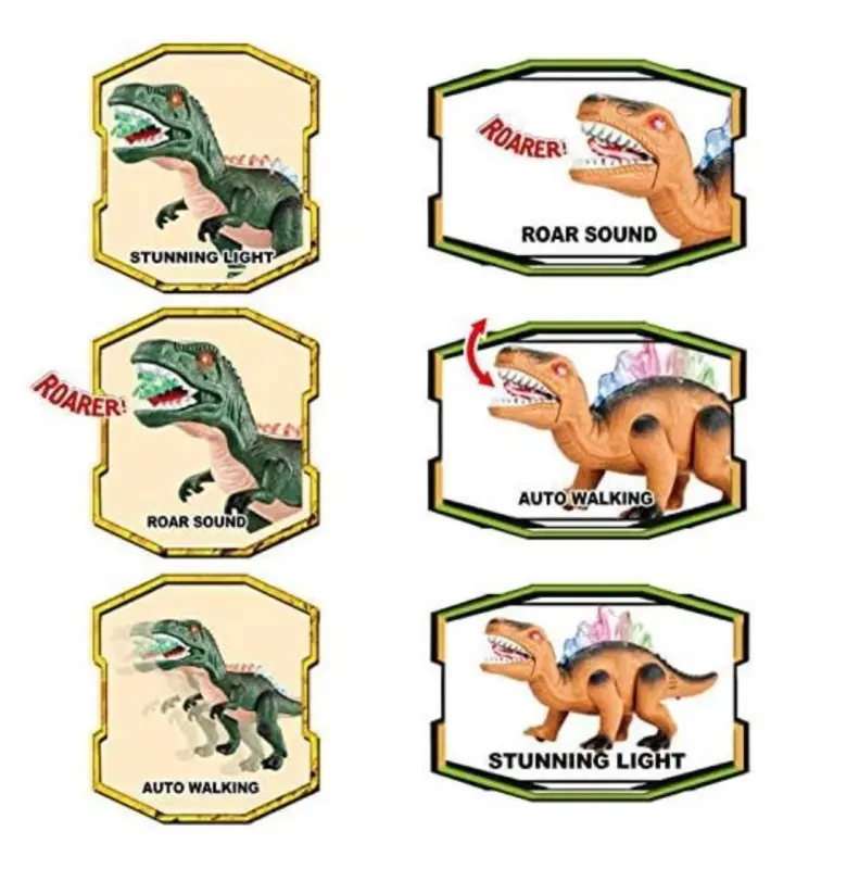 Dinozauri ar skaņas un gaismas efektiem
