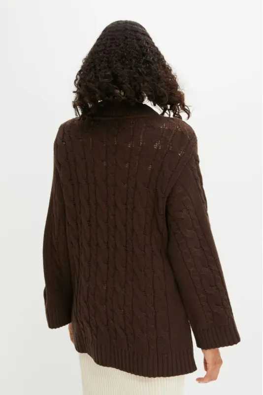 Sweater for women, Rainbow brown, size L/XL