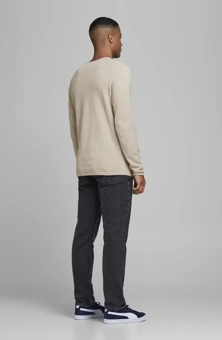 Мужской свитер Jack & Jones JJ Hill, бежевый, размер S